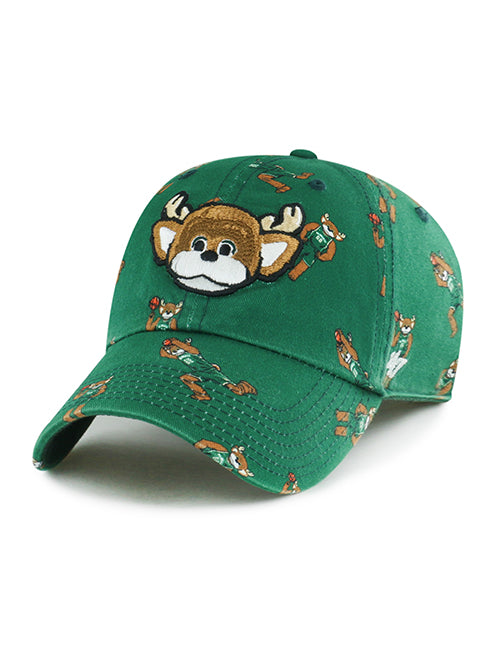 Youth '47 Brand Prinfetti Milwaukee Bucks Clean Up Adjustable Hat-front
