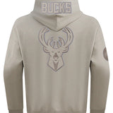 Pro Standard Neutral Giannis Antetokounmpo Milwaukee Bucks Sweatshirt-back