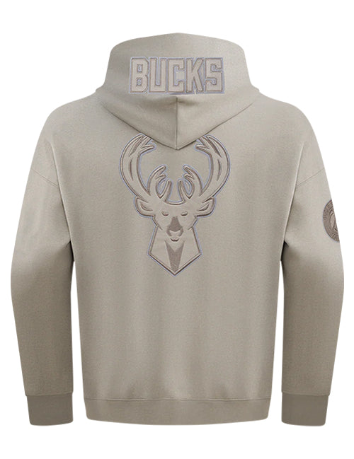 Pro Standard Neutral Giannis Antetokounmpo Milwaukee Bucks Sweatshirt-back