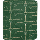 Pegasus Sports 60" x 70" Milwaukee Bucks Blanket
