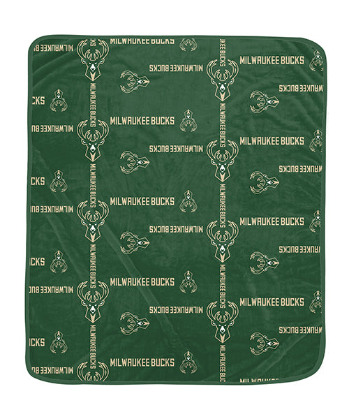 Pegasus Sports 60" x 70" Milwaukee Bucks Blanket
