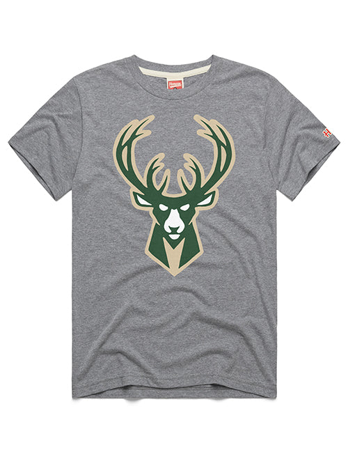 Homage Hand Drawn Milwaukee Bucks Icon T-Shirt