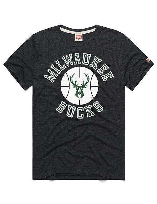Homage Retro Ball Milwaukee Bucks T-Shirt