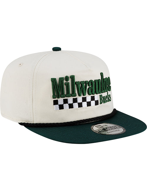 New Era 9Fifty Racer Golfer Milwaukee Bucks Snapback Hat-right