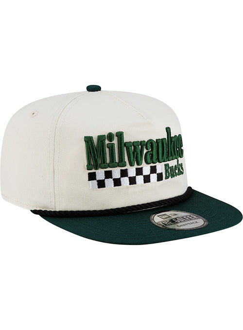 New Era 9Fifty Racer Golfer Milwaukee Bucks Snapback Hat-right
