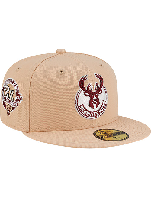 New Era 59Fifty Global 2x Milwaukee Bucks Fitted Hat-right