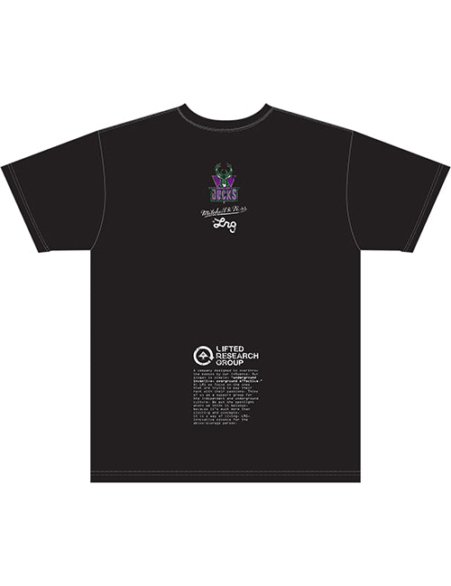 Mitchell & Ness x LRG Wild Buck Milwaukee Bucks  T-Shirt-back
