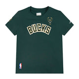 Youth Girl's Pro Standard Classic Green Milwaukee Bucks T-Shirt-front