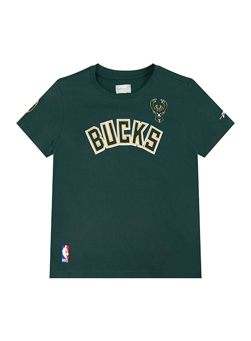 Youth Girl's Pro Standard Classic Green Milwaukee Bucks T-Shirt-front