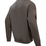 Pro Standard Neutral Brown Milwaukee Bucks Crewneck Sweatshirt-angled back