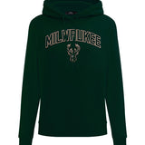 Women's Pro Standard Classic Milwaukee Bucks Green Sweatshirt-front