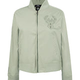 Women's Pro Standard Neutral Milwaukee Bucks Twill Jacket-front