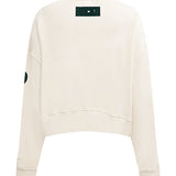 Women's Pro Standard Triple Tonal Milwaukee Bucks Crewneck Sweatshirt-back