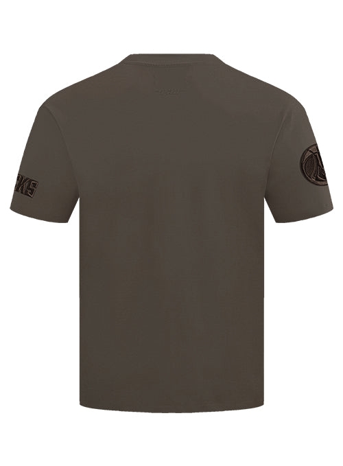 Pro Standard Neutral Brown Milwaukee Bucks Drop Shoulder T-Shirt-back
