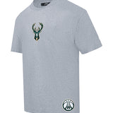 Pro Standard Wingspan Milwaukee Bucks Drop Shoulder T-Shirt-angled front