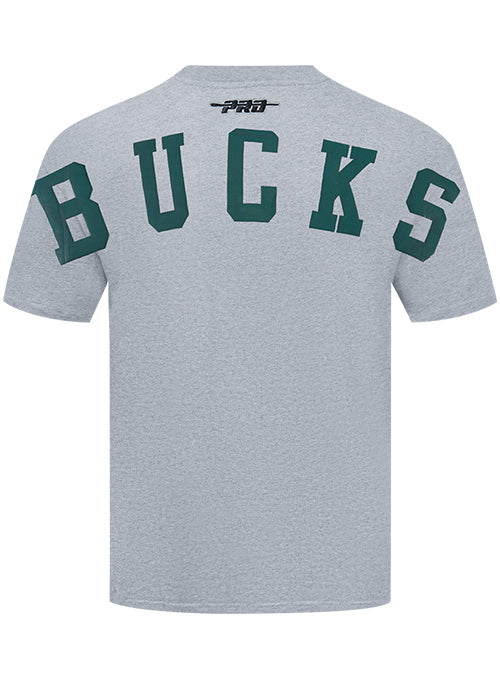 Pro Standard Wingspan Milwaukee Bucks Drop Shoulder T-Shirt-back