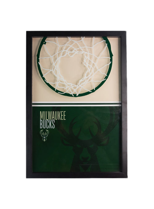 Open Road Brands Milwaukee Bucks Glass Frame