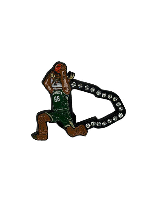Pro Specialties Group Dunking Bango Milwaukee Bucks Hat Pin-PIN