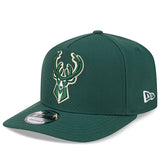 New Era 9Fifty A-Frame Team Color Milwaukee Bucks Snapback Hat-left