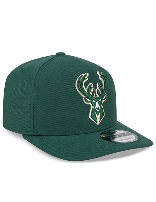 New Era 9Fifty A-Frame Team Color Milwaukee Bucks Snapback Hat-right
