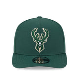 New Era 9Fifty A-Frame Team Color Milwaukee Bucks Snapback Hat-front