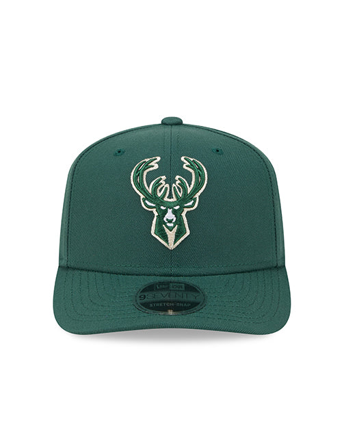New Era 9Seventy Team Color Milwaukee Bucks Snapback Hat-front