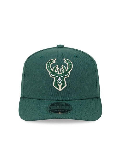 New Era 9Seventy Team Color Milwaukee Bucks Snapback Hat-front