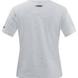 Women's Pro Standard Classic Icon Heather Grey Milwaukee Bucks  T-Shirt-back