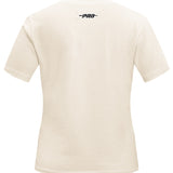 Women's Pro Standard Classic Icon Cream Milwaukee Bucks T-Shirt-back