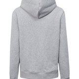 Women's Pro Standard Classic Icon Heather Grey Milwaukee Bucks Full Zip Hooded Sweatshirt-back
