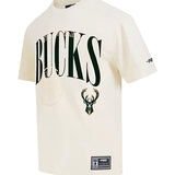 Pro Standard Stamped Milwaukee Bucks T-Shirt-angled front