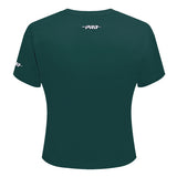 Women's Pro Standard Stamped Milwaukee Bucks Slim T-Shirt-back
