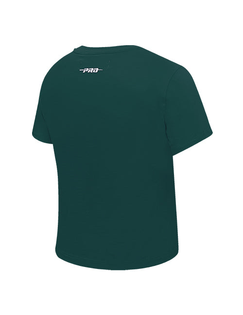 Women's Pro Standard Stamped Milwaukee Bucks Slim T-Shirt-angled back