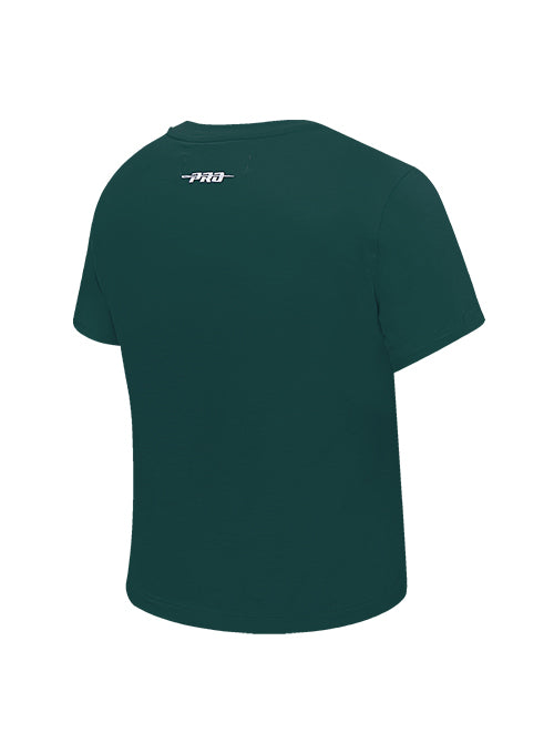 Women's Pro Standard Stamped Milwaukee Bucks Slim T-Shirt-angled back
