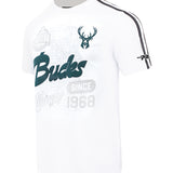 Pro Standard Mapped Out Milwaukee Bucks T-Shirt-angled front