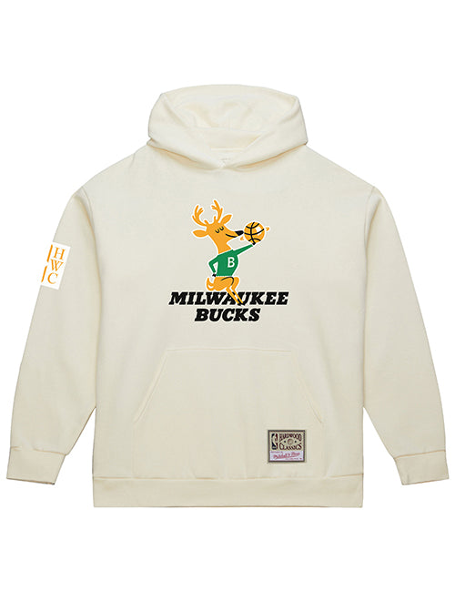 Mitchell & Ness HWC '68 In Season Milwaukee Bucks Hooded Sweatshirt-front