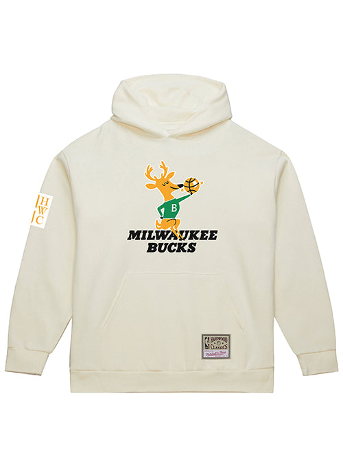 Mitchell & Ness HWC '68 In Season Milwaukee Bucks Hooded Sweatshirt-front