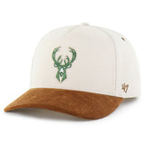 '47 Brand x Carhartt Undyed Hitch Milwaukee Bucks Snapback Hat-left