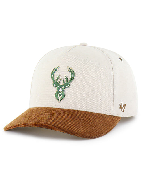 '47 Brand x Carhartt Undyed Hitch Milwaukee Bucks Snapback Hat-left