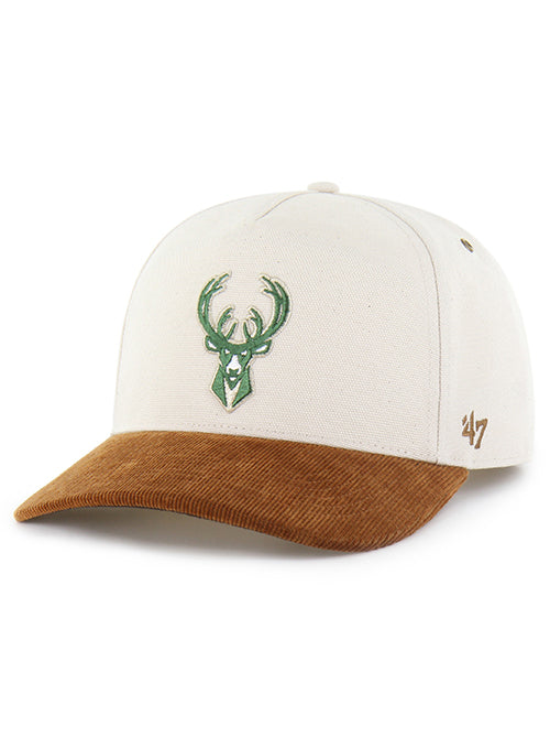 '47 Brand x Carhartt Undyed Hitch Milwaukee Bucks Snapback Hat-left