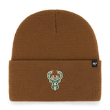 '47 Brand x Carhartt Brown Milwaukee Bucks Cuff Knit Hat