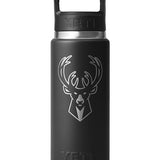 YETI Rambler Icon Milwaukee Bucks 26oz Water Bottle