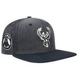 Pro Standard First Time Milwaukee Bucks Pro Snapback Hat-angled right