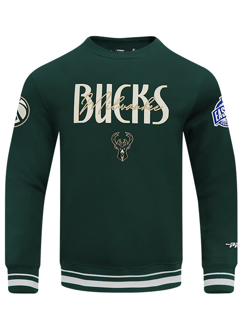 Pro Standard Original Players Milwaukee Bucks Crewneck Sweatshirt-front