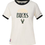 Women's Pro Standard Original Players Milwaukee Bucks Ringer T-Shirt