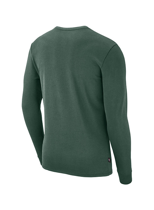 Nike Green Milwaukee Bucks Practice Long Sleeve T-Shirt-back
