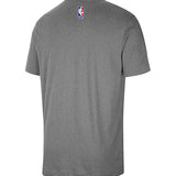 Nike Evergreen Grey Milwaukee Bucks Logo T-Shirt-back
