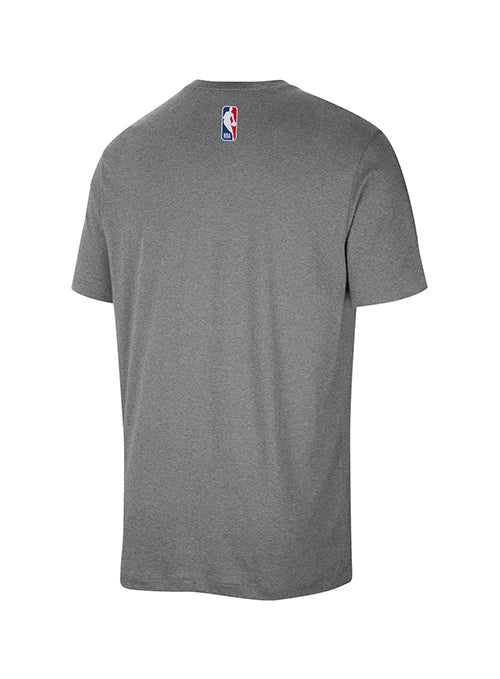 Nike Evergreen Grey Milwaukee Bucks Logo T-Shirt-back