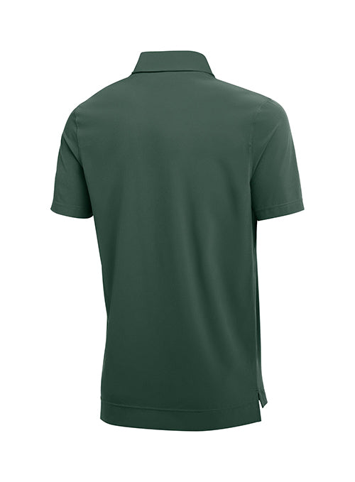 Nike Dri-FIT Green Milwaukee Bucks Short Sleeve Polo-back