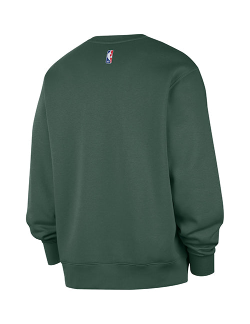 Nike Evergreen Club Milwaukee Bucks Crewneck Sweatshirt-back